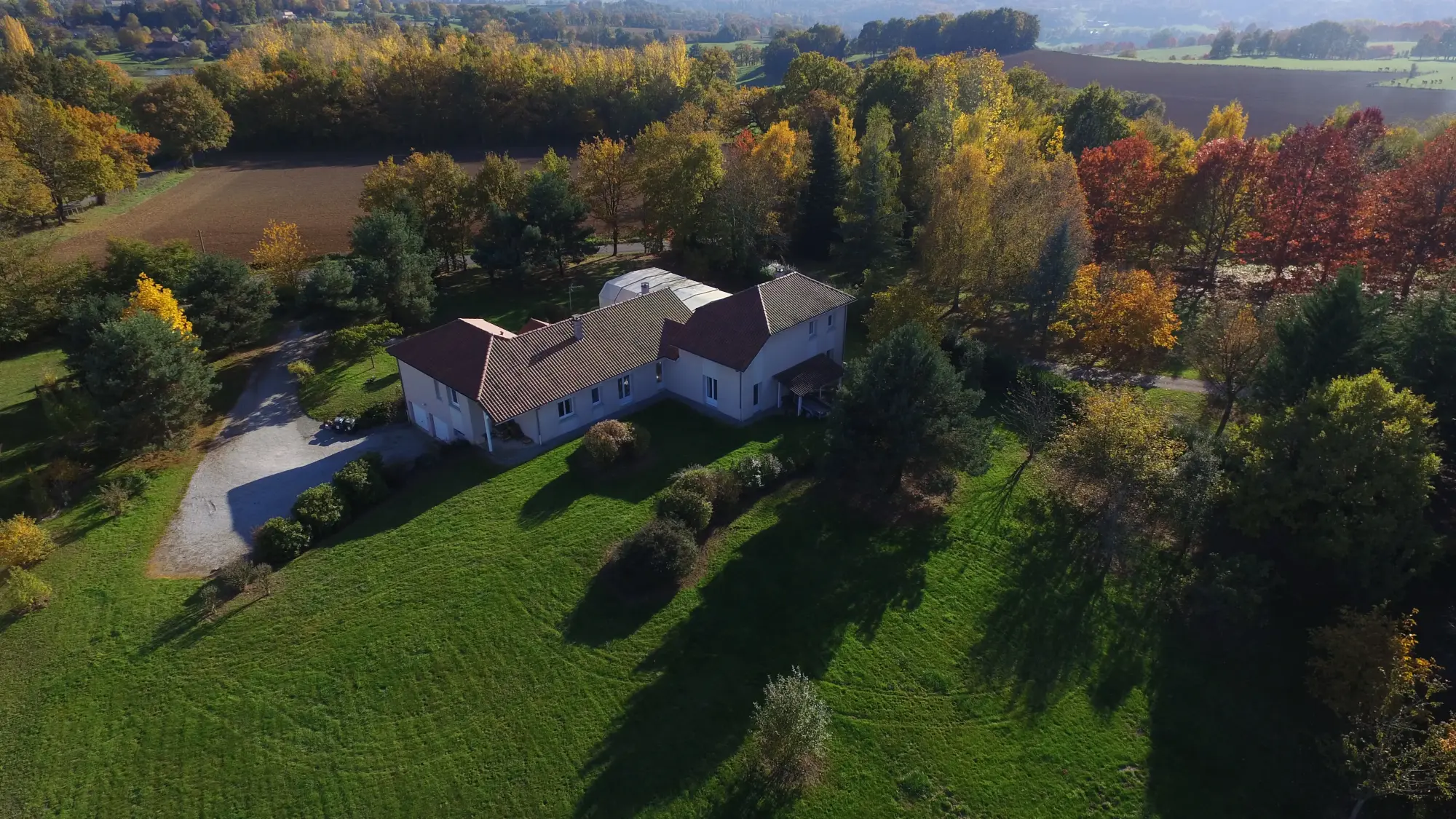 Domaine et environnement verdoyant — hébergement des jeûneurs
